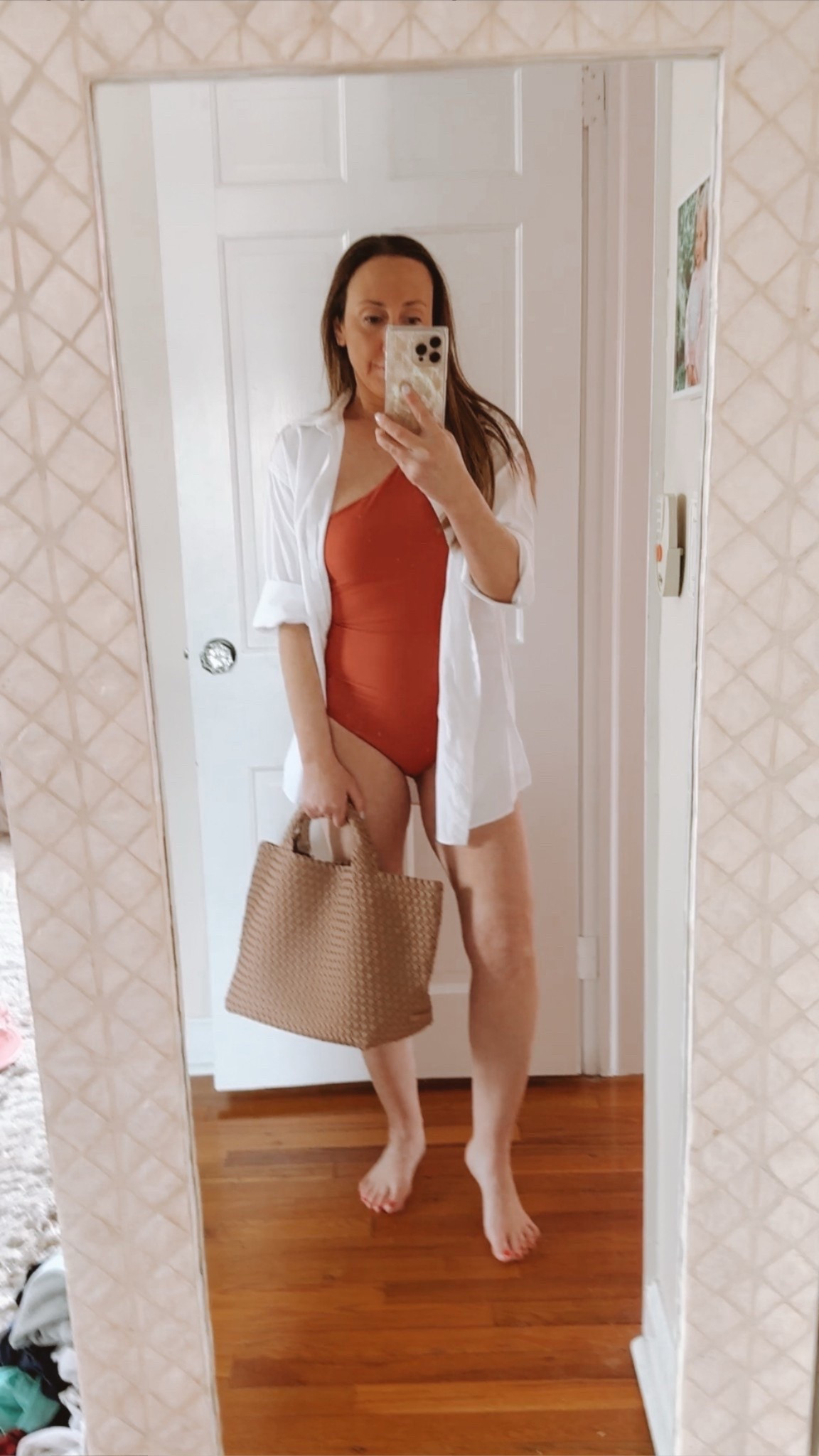 Beach vacation time!  If you are going away for spring break here is a super easy look for poolside. This is my fave swimsuit. I have it in 5 different colors. I wear a size 4. It has great compression and stays in place all day long. //. Vacation outfit. Resort. Swim. Bathing suit  

#LTKSwim #LTKSeasonal #LTKTravel