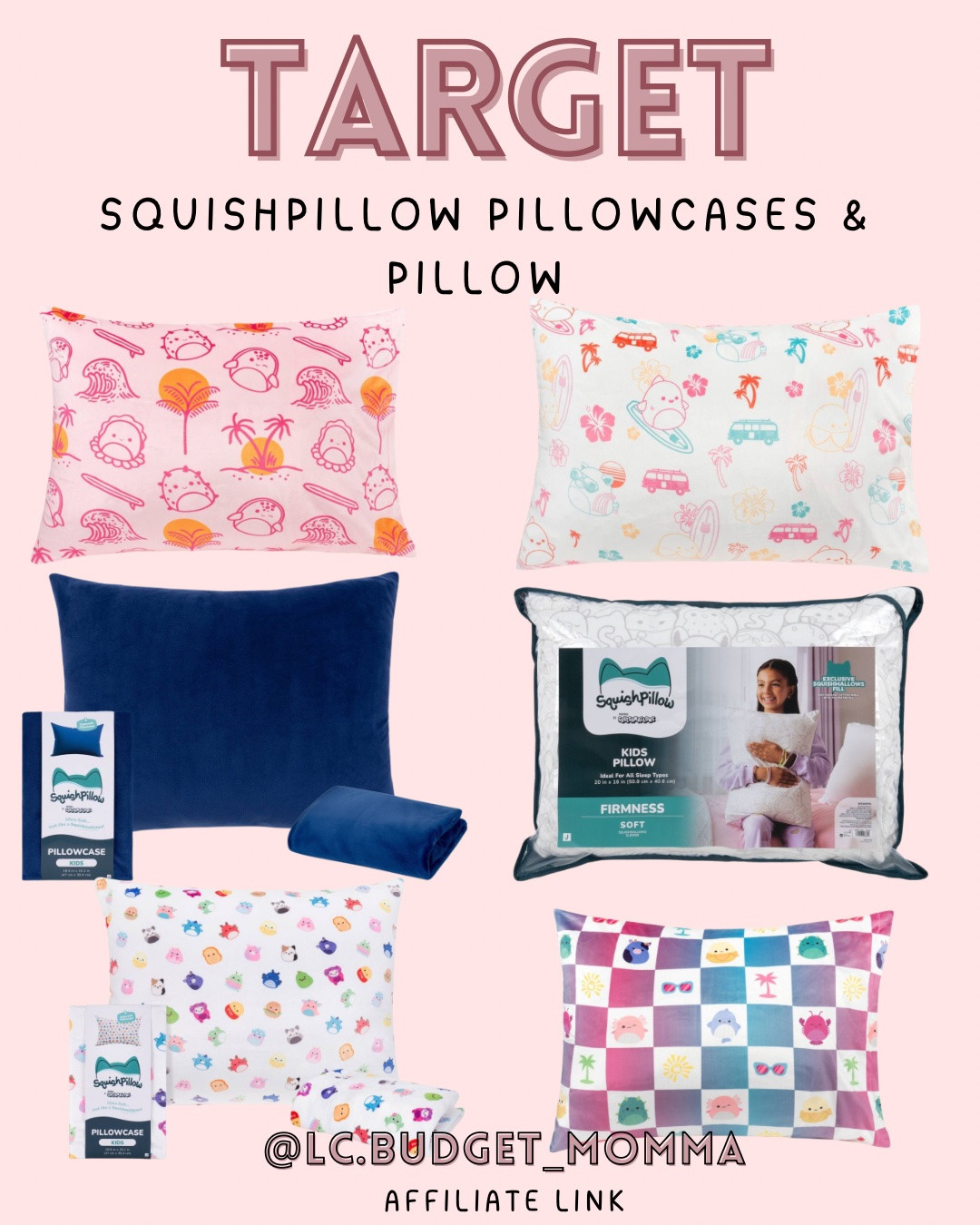 New Squishpillow pillow cases & Pillows by the Original Squishmallows at Target! 

#targetfinds #new #squishmallow #pillow #kids #tweens #squishmallows #squishpillow #bedding

#LTKSeasonal #LTKKids