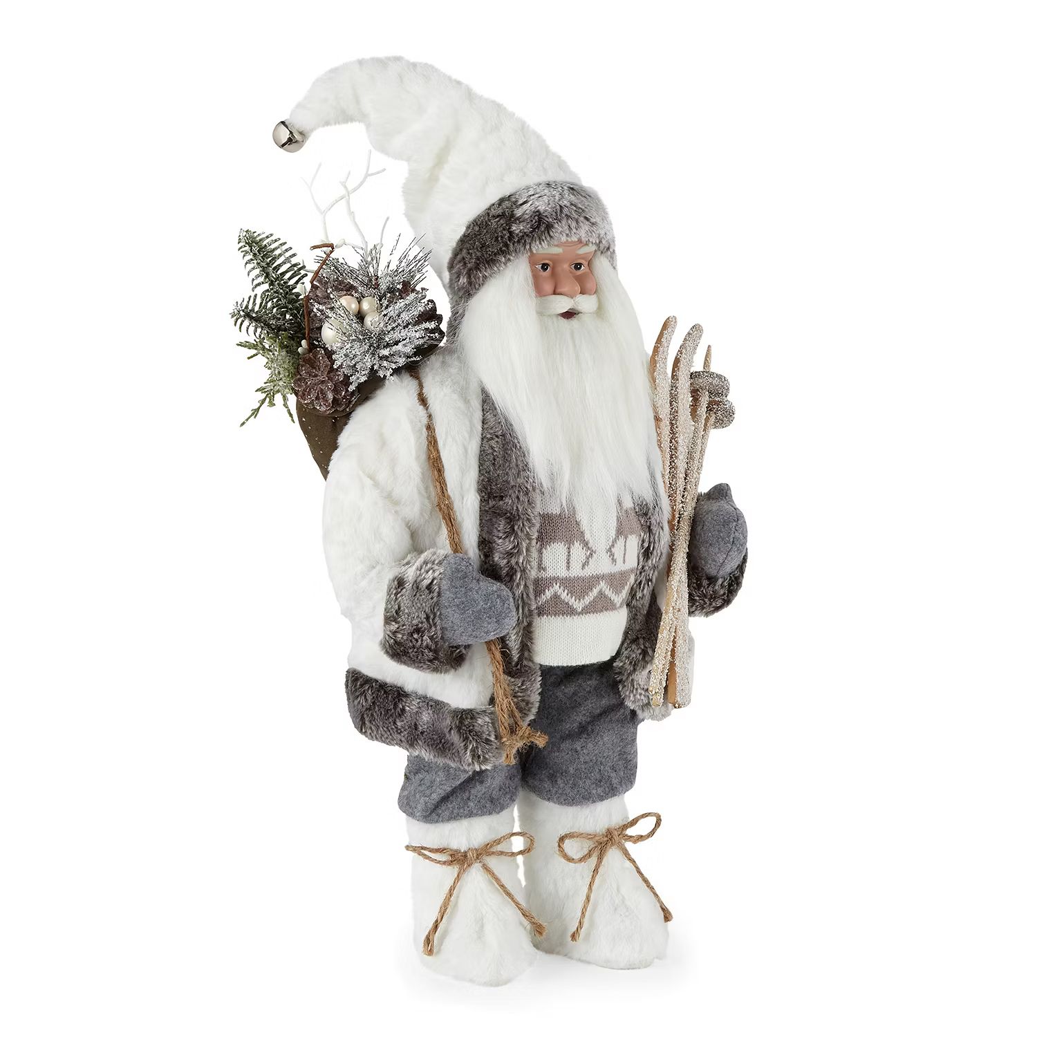 North Pole Trading Co. 18" Ski Santa Figurine | JCPenney