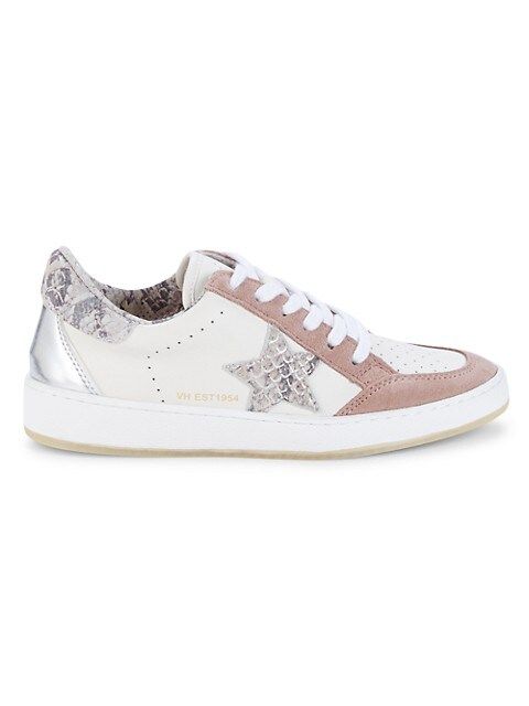 Celia Leather Sneakers | Saks Fifth Avenue OFF 5TH