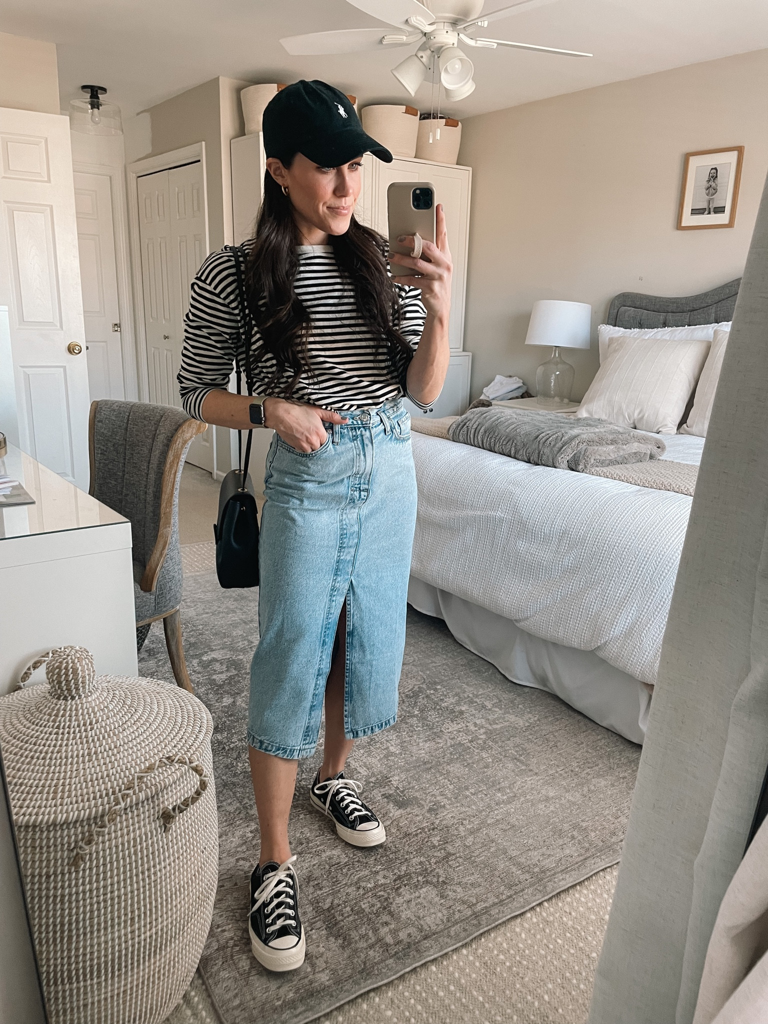 Denim skirt - 2
Tee- Small

#LTKunder100 #LTKSeasonal #LTKstyletip