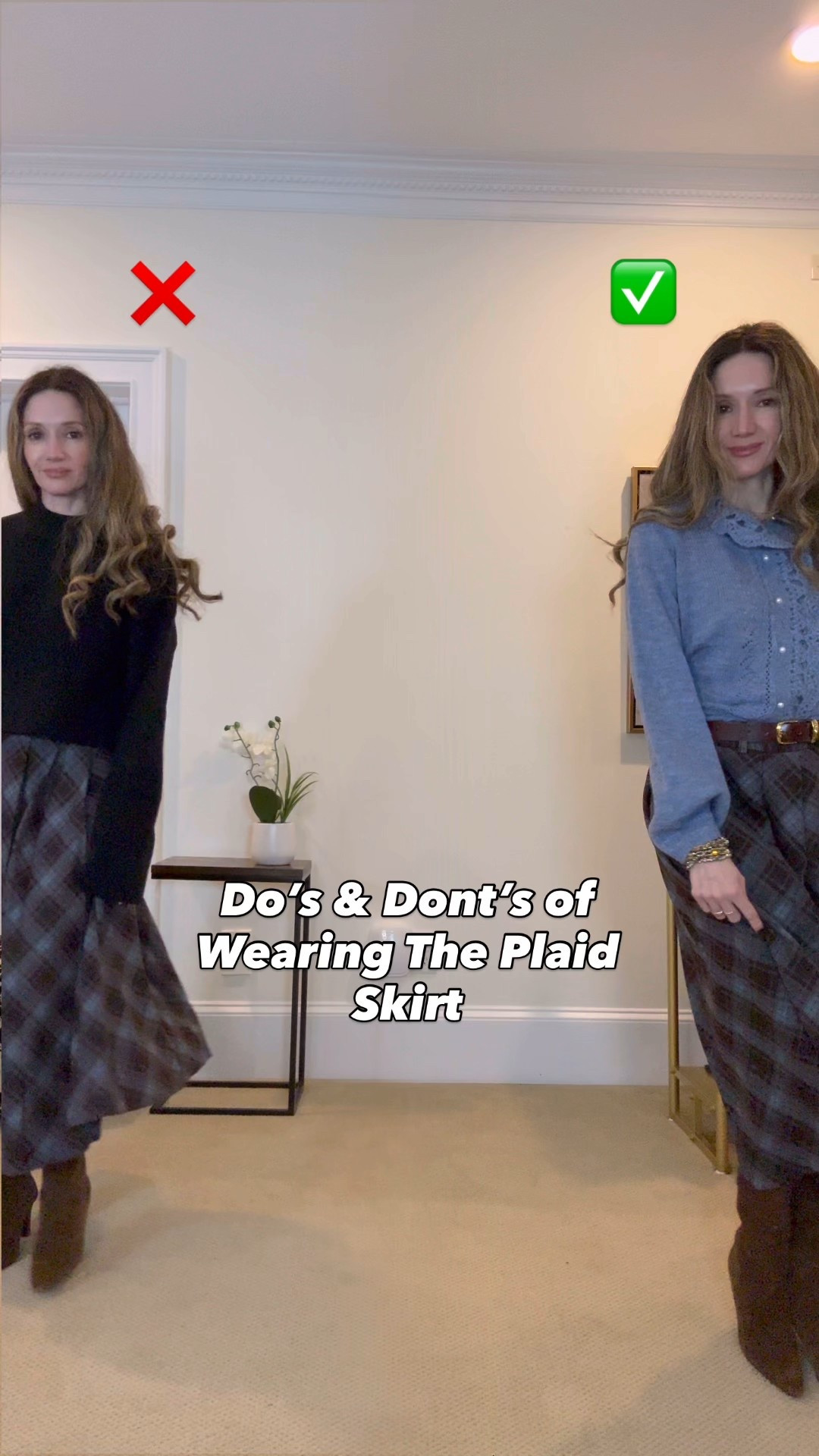 Plaid skirt and sweaters make for the perfect outfit!

#LTKStyleTip #LTKHoliday #LTKCyberWeek