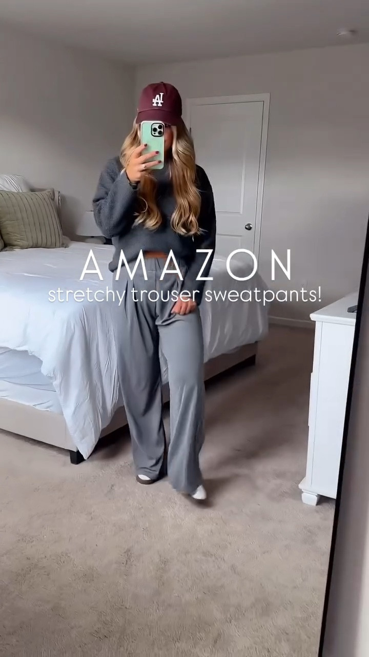 Amazon Trouser Sweatpants!!!! Seriously the BEST INVENTION EVER! Comfy meets chic! 😍 These stylish trouser sweats are now on SALE for $19!!! Perfect for lounging or running errands, grab yours now before they’re gone. 🛒✨
#amazonprime
 #amazonfashion #amazonmaternity #pregancyoutfitideas #pregnantfashion #pregnantstyle #founditonamazon #outfitideas #pregnancy #pregnantoutfits #maternityoutfits #postpartum #postpartumoutfits #amazonoutfits #amazonoutfitinspo