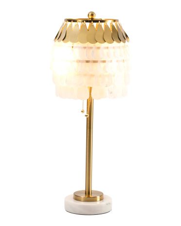 Scalloped Table Lamp | TJ Maxx