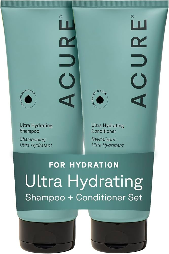 Acure Ultra Hydrating Shampoo and Conditioner Set - Moisturizing Set with Argan Oil for Women & M... | Amazon (US)