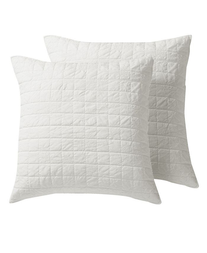 Homthreads Bowie Euro Sham - Set of 2 & Reviews - Designer Bedding - Bed & Bath - Macy's | Macys (US)