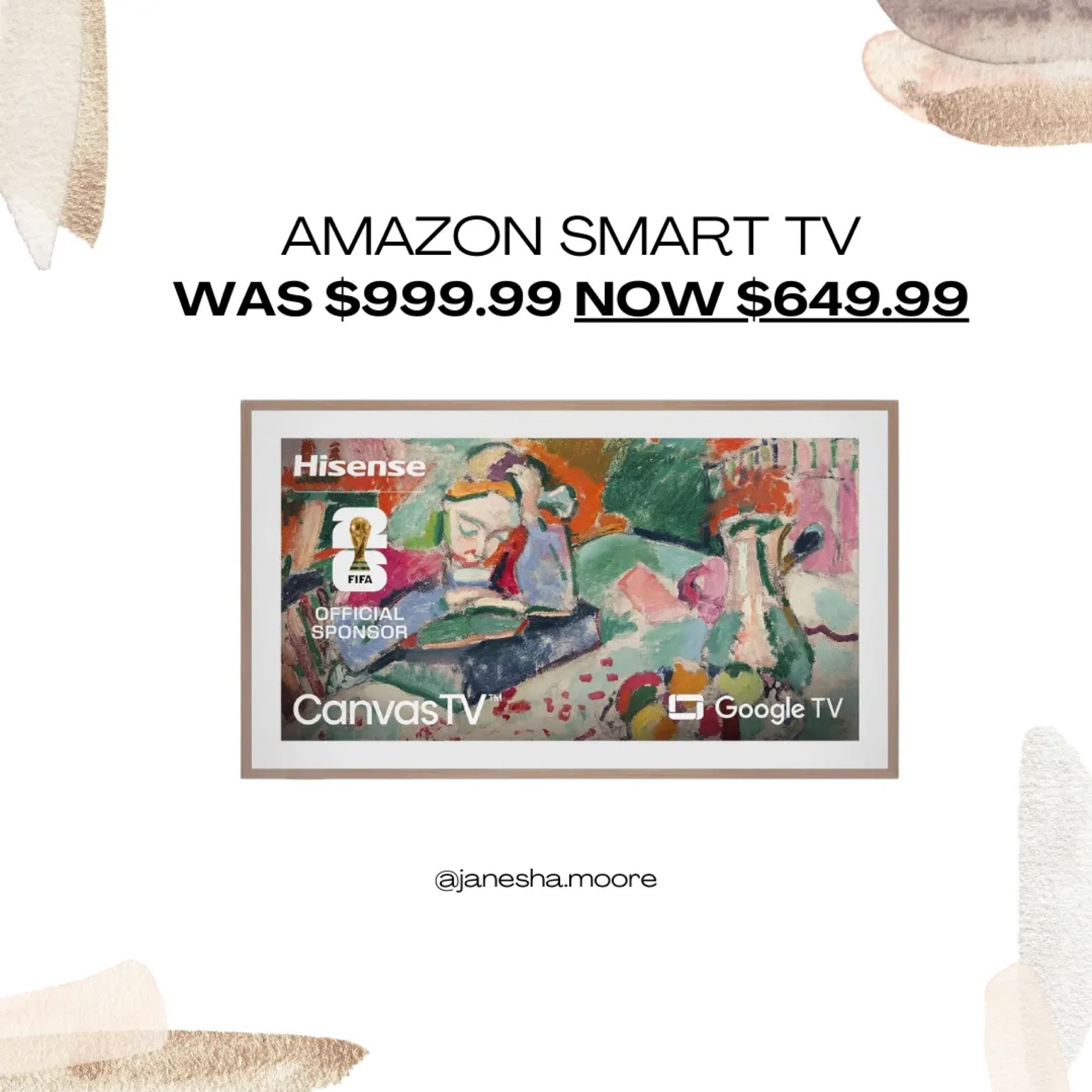 Amazon Smart TV | WAS $999.99 NOW $649.99

#LTKhome #LTKsalealert