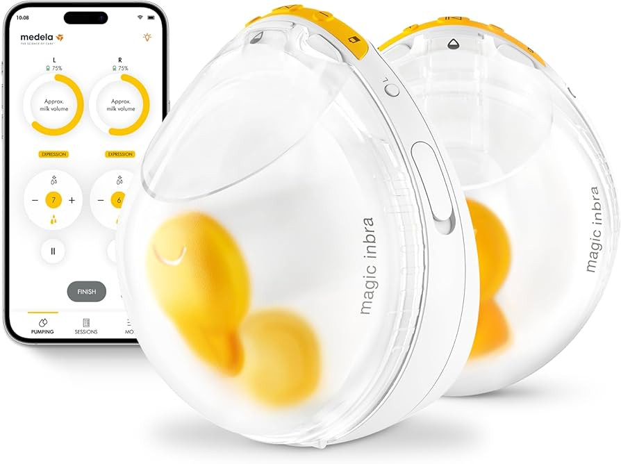 Medela Magic InBra Hands-Free Wearable Breast Pump with Fluidfeel Technology, App Connectivity an... | Amazon (US)