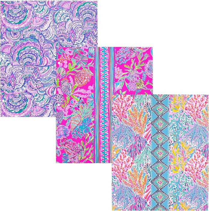 Lilly Pulitzer 3-Pack Pocket Folder Set, Colorful Letter Size Document Organizers, Folders Come H... | Amazon (US)
