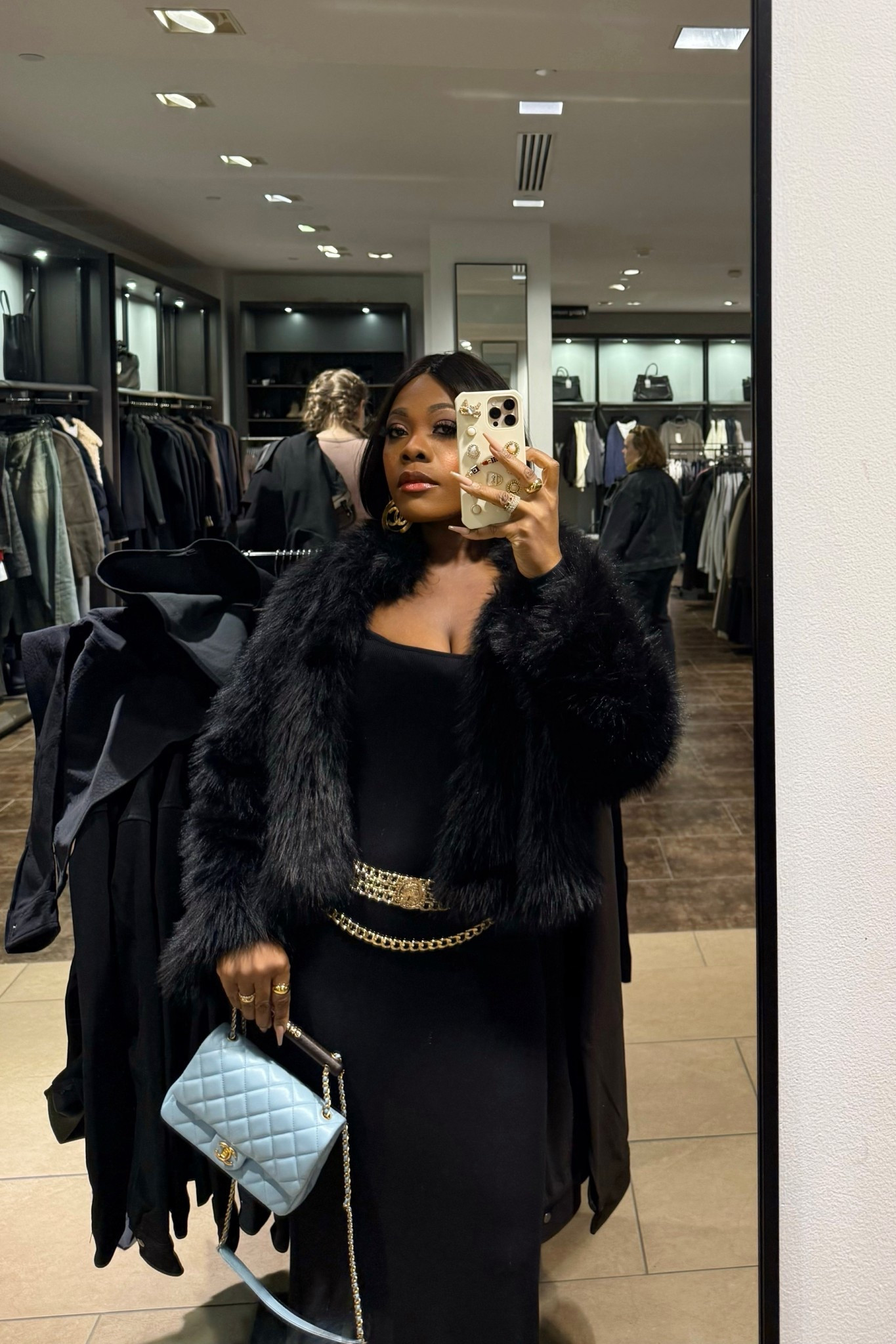 A quick an easy outfit for winter . The faux fur coat make it holidayishhhh :) 

#LTKootd #LTKMidsize #LTKHoliday