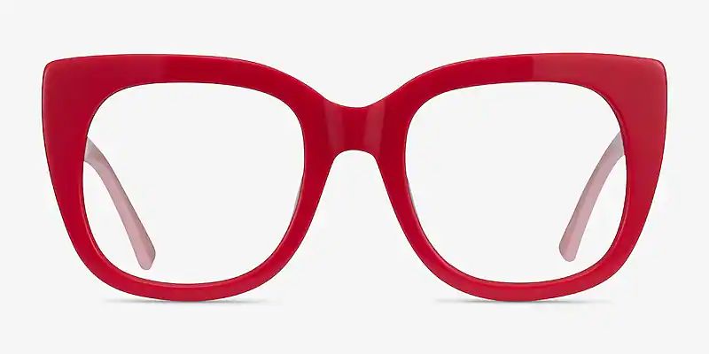 Unique Cat Eye Red & Pink Glasses for Women | Eyebuydirect | EyeBuyDirect.com