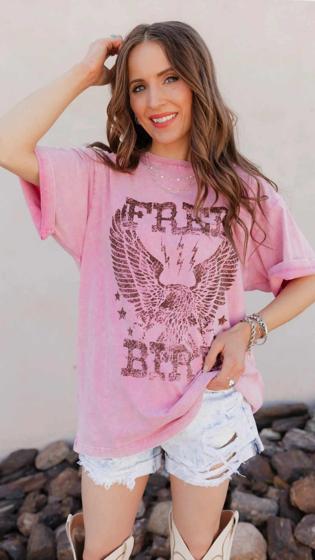 Laid-back with attitude — this washed graphic tee brings cool throwback energy to your wardrobe. Pair with high-waist denim, joggers, or cargo pants for relaxed, trend-ready looks.

#VintageVibes #GraphicTeeLove #BoyfriendFitTee #KrushKandyFashion #OOTDInspo #CasualCool #BoutiqueStyle #RelaxedLook 

 #LTKSpringSale #LTKgrwm #LTKootd