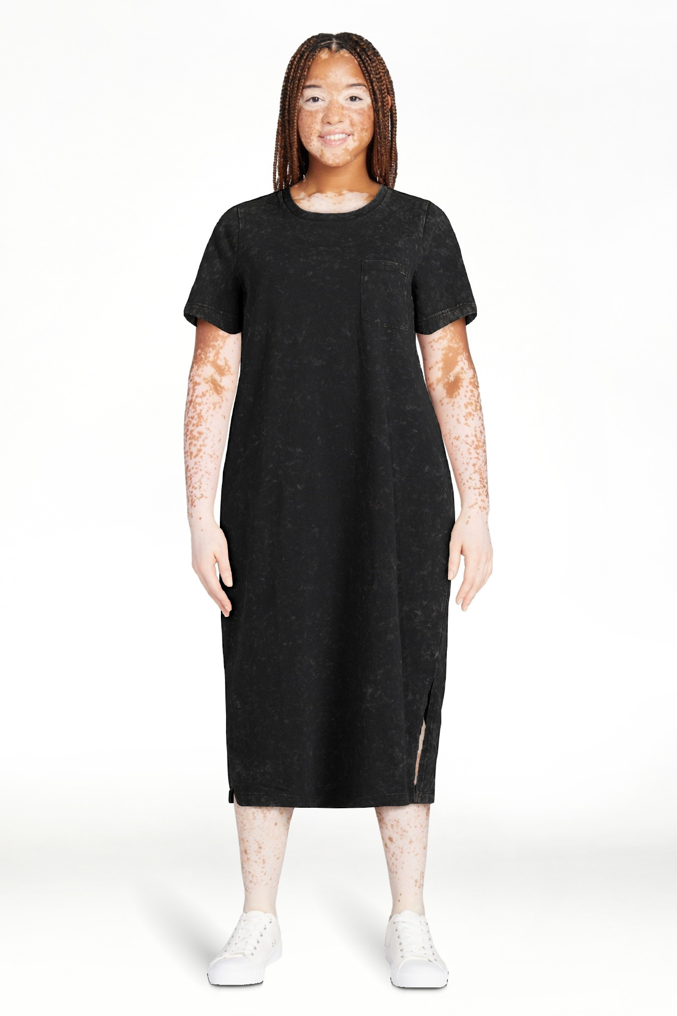Time and Tru Women's T-Shirt Midi Dress, Sizes XS-XXXL - Walmart.com | Walmart (US)