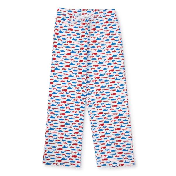 Beckett Boys' Pima Cotton Hangout Pant - Freedom Fighters | Lila and Hayes