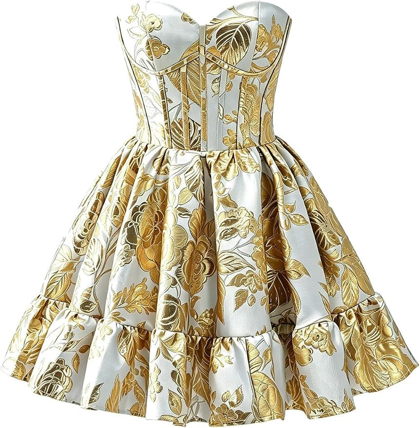 Short Mini Floral Sweetheart Homecoming Dresses 2026 Girls Birthday | Amazon (US)
