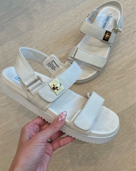 These sandals are such a good Dior dupe! They’re the perfect summer sandal & under $100 ✨ 

Summer sandal; white sandal; strappy sandal; Steve Madden; Dior dupe; casual sandal; Christine Andrew 

#LTKshoecrush #LTKunder100 #LTKstyletip