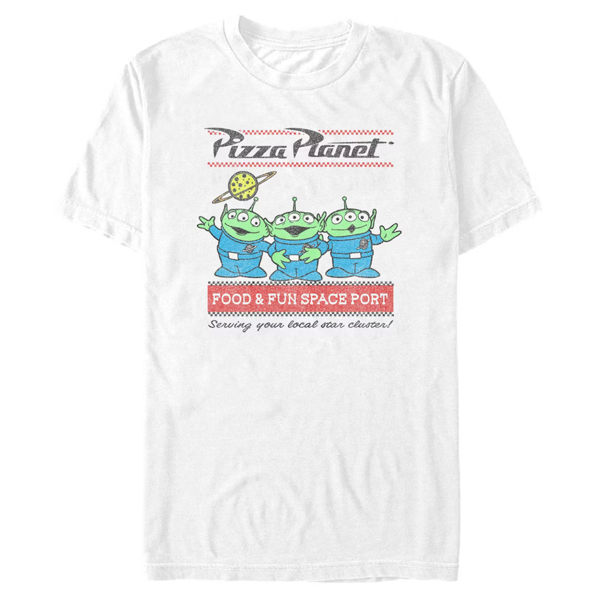 Men's Toy Story Pizza Planet Aliens T-Shirt | Target