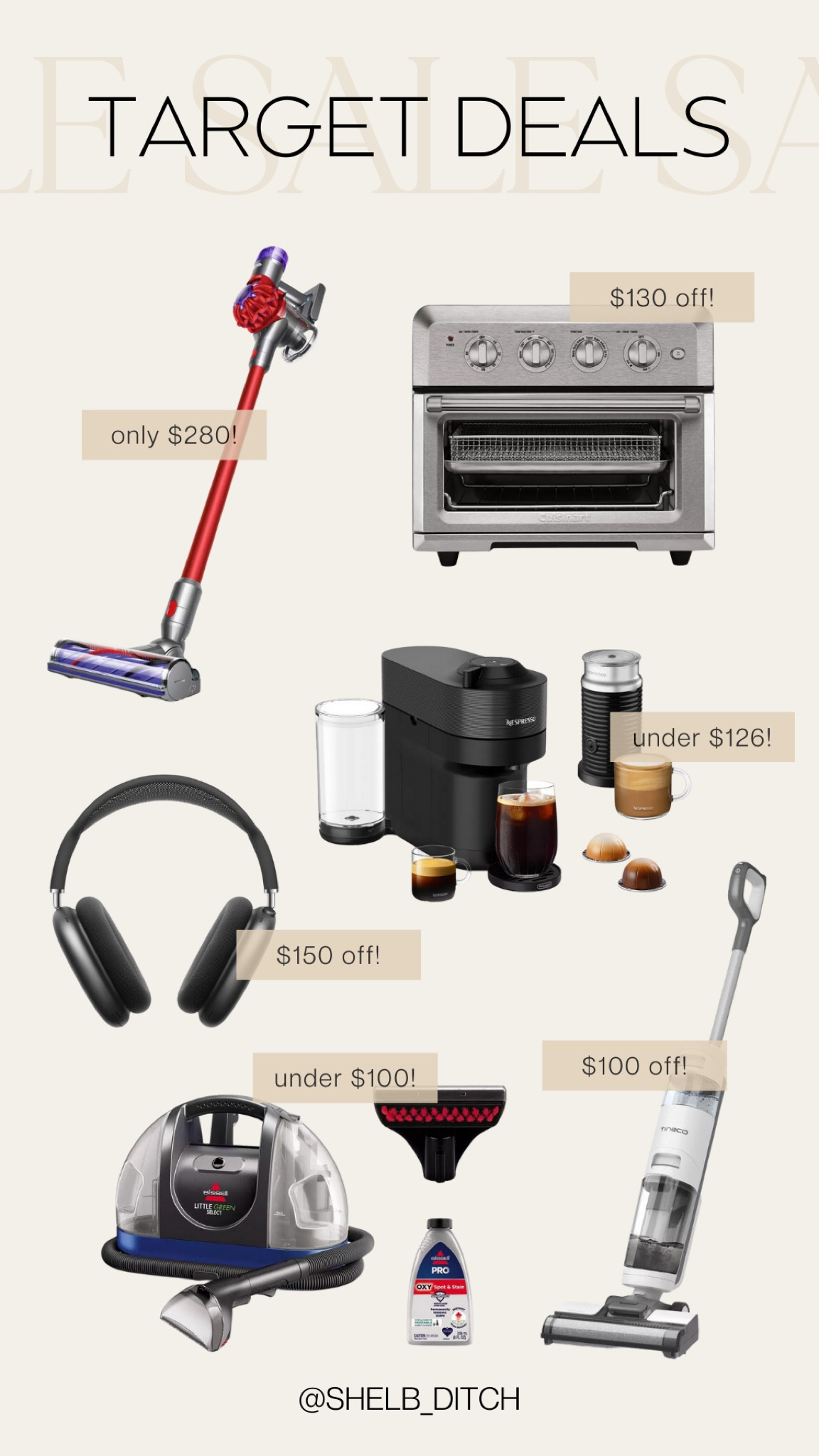 Target Circle Week | Target Deals | Tineco | Dyson | Cuisinart Air Fryer | Nespresso | Apple Headphones 

#LTKHoliday #LTKSeasonal #LTKSaleAlert