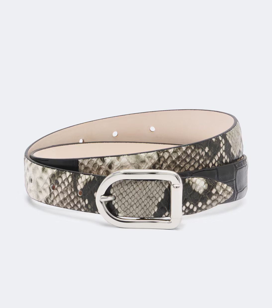 Mija snake and croc-effect leather belt | Mytheresa (US/CA)