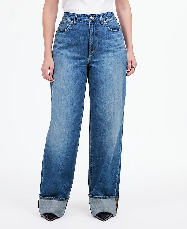 Curvy Superwide-Leg Jeans in Fannin Wash | Madewell | Madewell