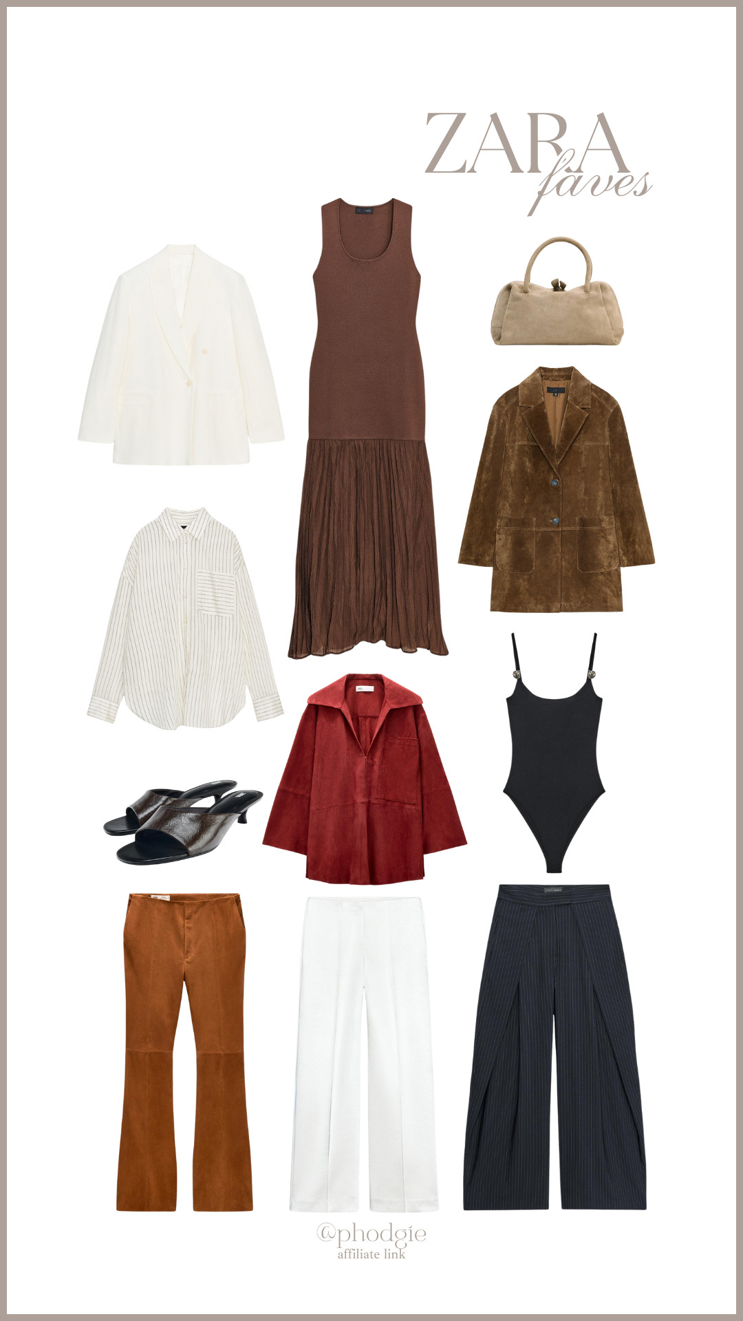 Zara, New In, Suede Jacket, Leather Sandals, Suede Shirt, Bodysuit, Tailored Trousers, Brown Dress, Dresses, Summer Dress, Summer Outfits, Autumn Outfits, Striped Shirt, White Blazer, Suede Trousers, Silk  

 #LTKuk #LTKsummer #LTKautumn