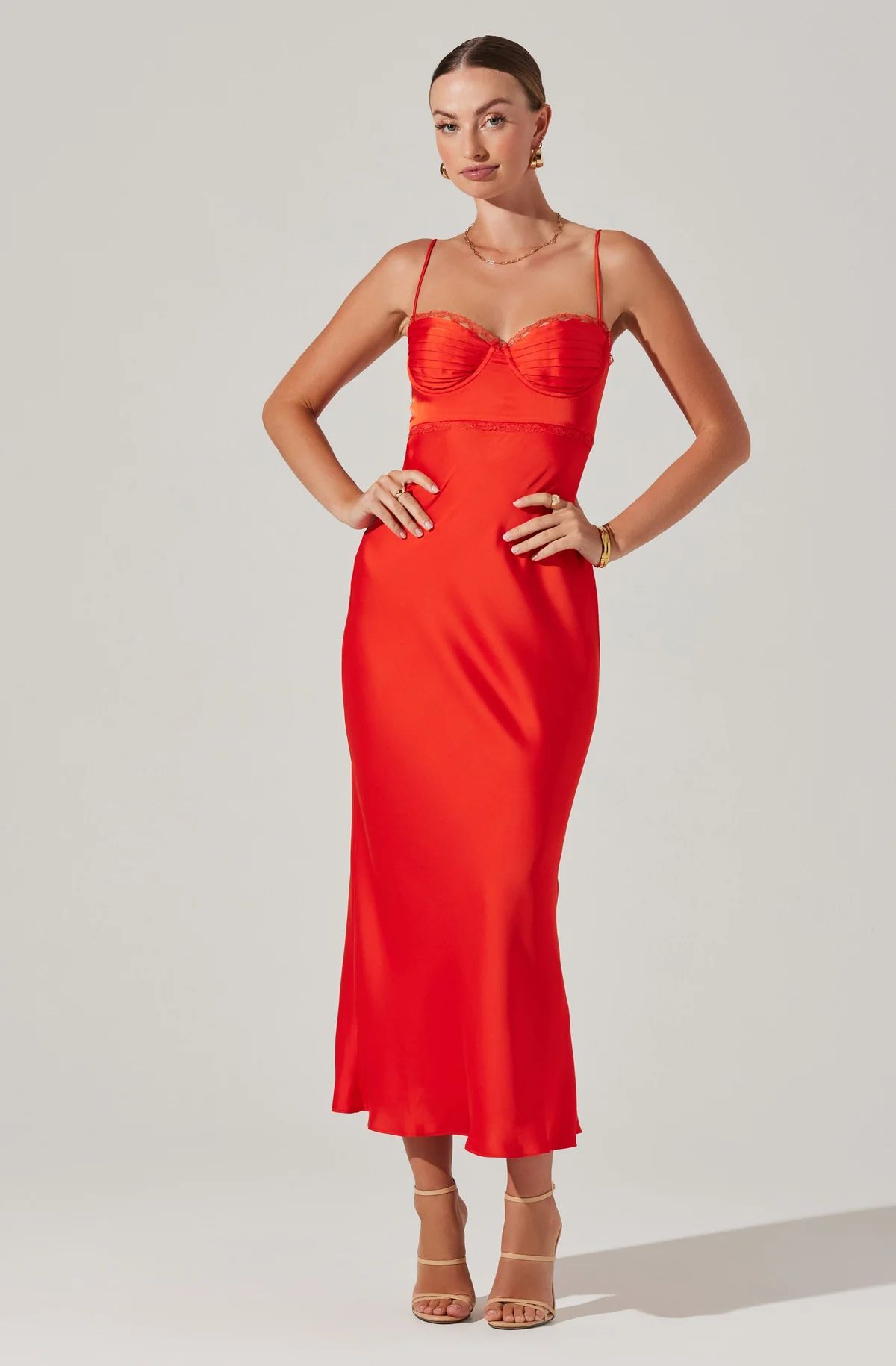Florianne Satin Maxi Dress | ASTR The Label (US)