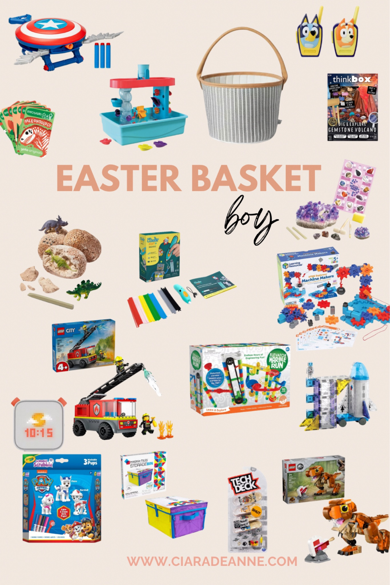 Easter basket for boy. Fun building and hands on toys your toddler will love. 

#LTKSeasonal #LTKKids #LTKFamily