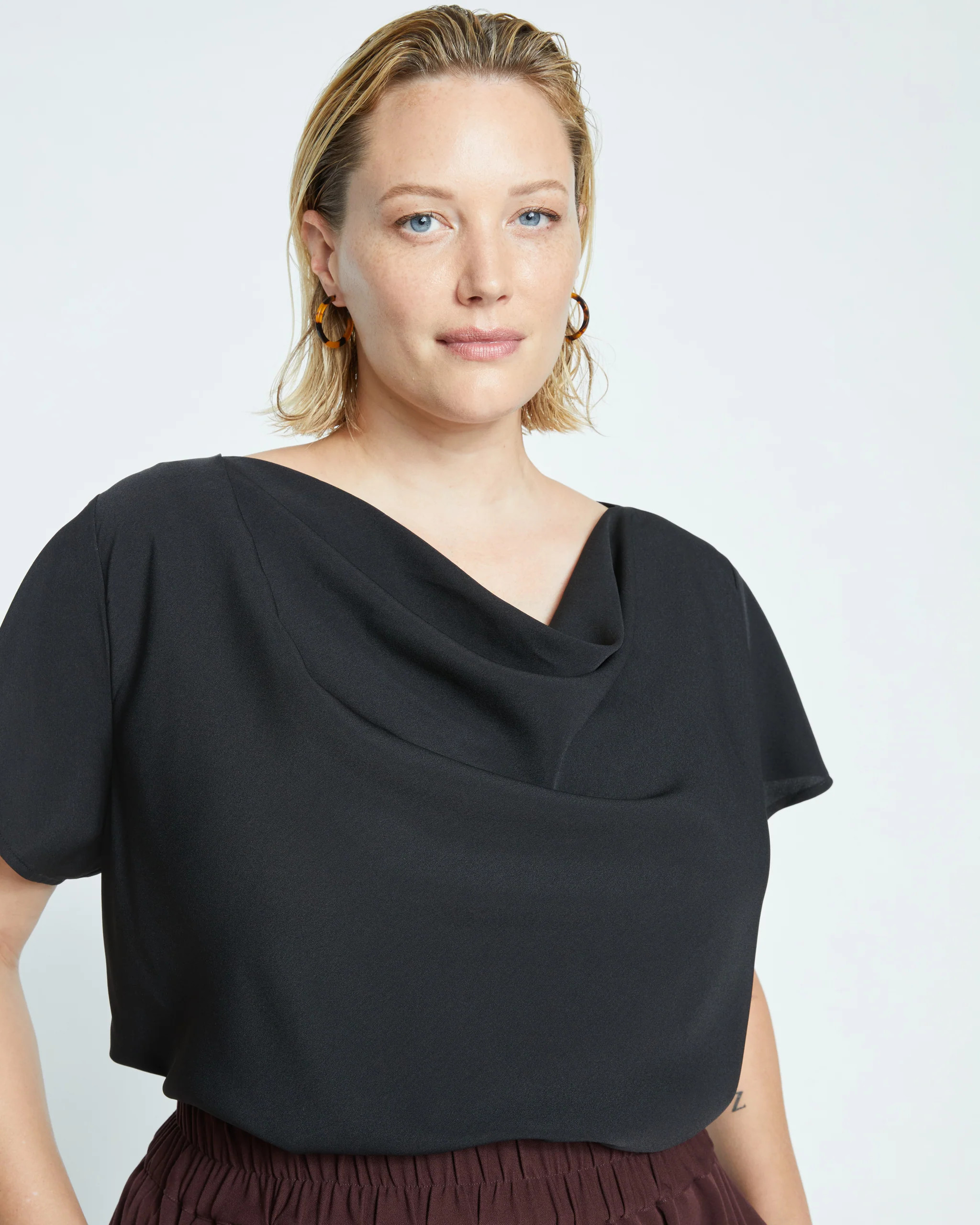 Better-Than-Silk Shell Top
   Black | Universal Standard