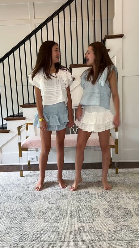 Teen wardeobe wars have come to an end… here’s your easy button- cake for dinner! They put the skirts with graphic tees, the tops with cut off shorts, and of course wear them as sets too! 

They are in size xxs tops and xs skirts & dress!

Use code mixandmatch when you check out!

#LTKkids #LTKstyletip #LTKfamily