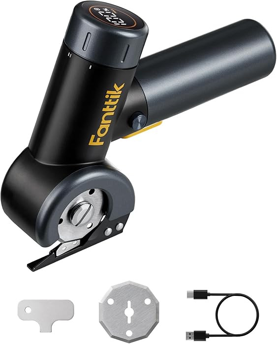 Fanttik C8 Nano Easyswap Cordless Electric Scissors with LED Display, Rechargeable Cardboard Cutt... | Amazon (US)