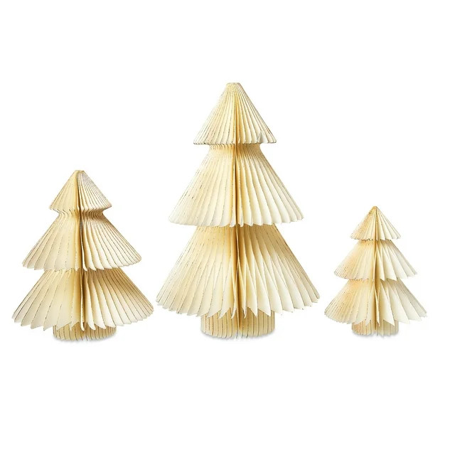 White Honeycomb Trees, 3 Pieces, by Holiday Time - Walmart.com | Walmart (US)