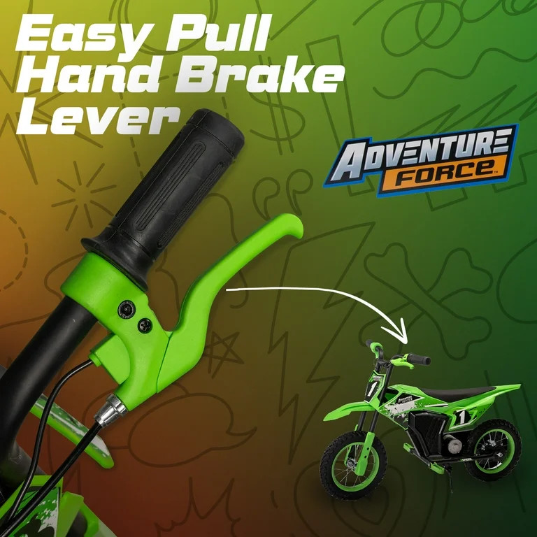 Adventure Force 12V Electric Dirt Bike, Kids Battery Powered Ride on, Ages 5 Years and up, Green | Walmart (US)