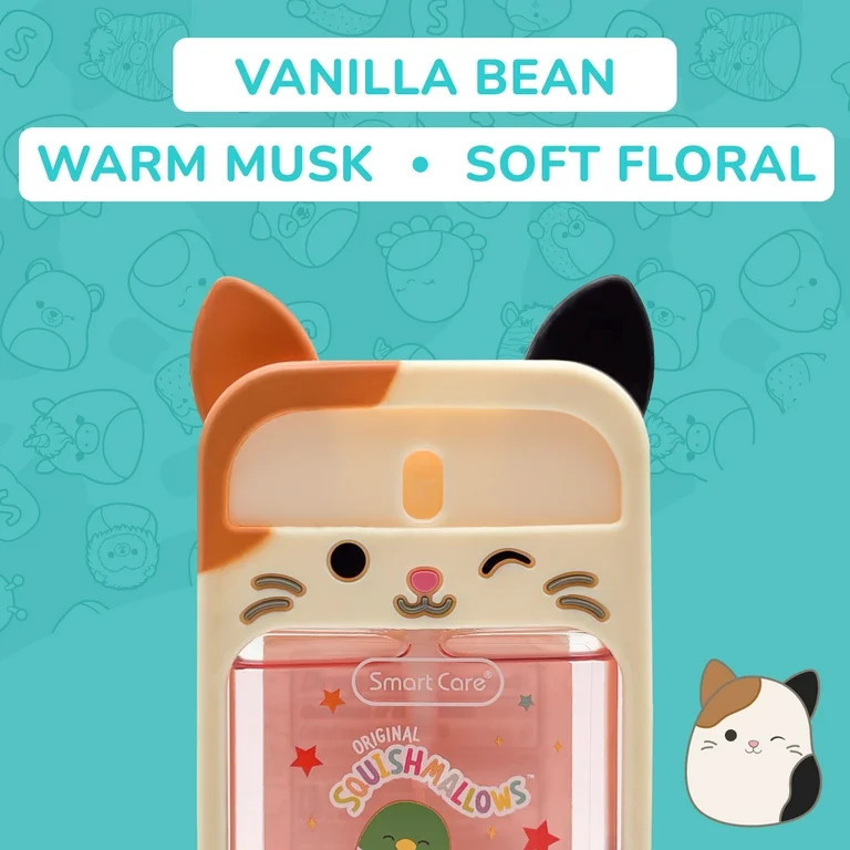 Smart Care Squishmallows Spray Desinfectante de Manos con Estuche de Leva, 1.69 fl oz | Walmart (US)