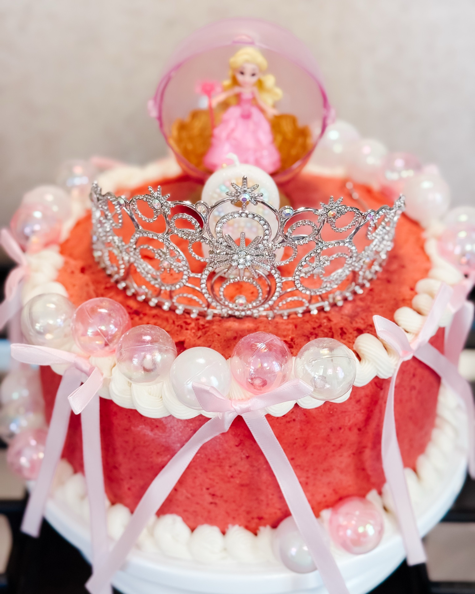The Perfect Glinda Cake 🎂🫧🩷