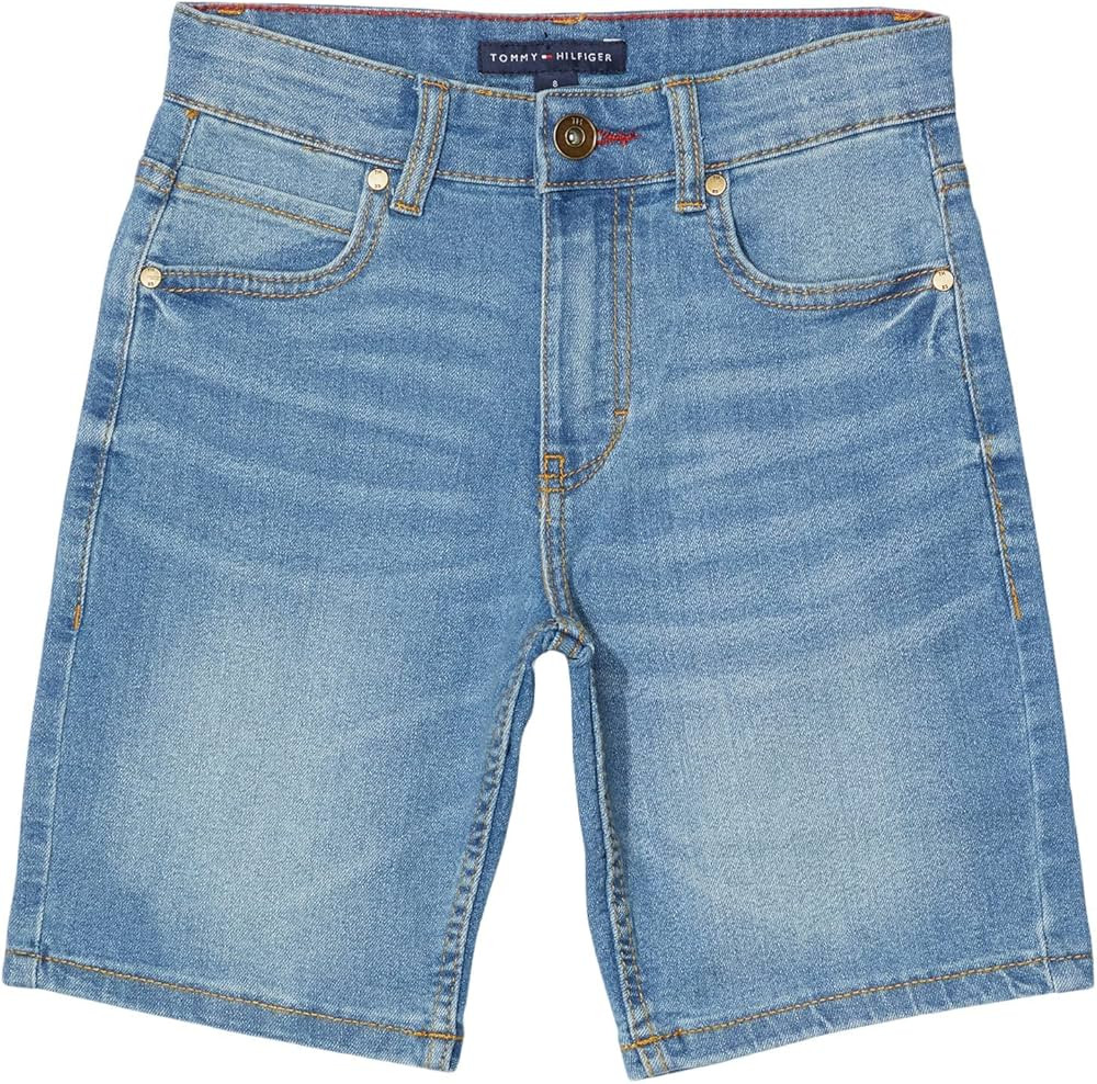 Tommy Hilfiger Boys' 5-Pocket Stretch Denim Short | Amazon (US)