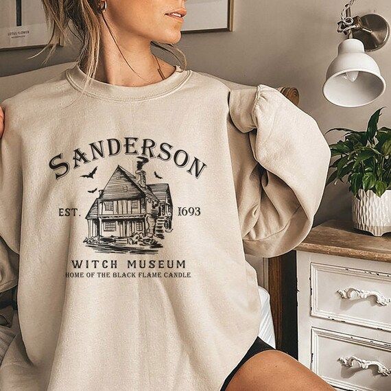 Sanderson Witch Museum Sweatshirt & T-Shirt, Halloween Sweatshirt All Sizes and Color S - 6XL Swe... | Etsy (US)