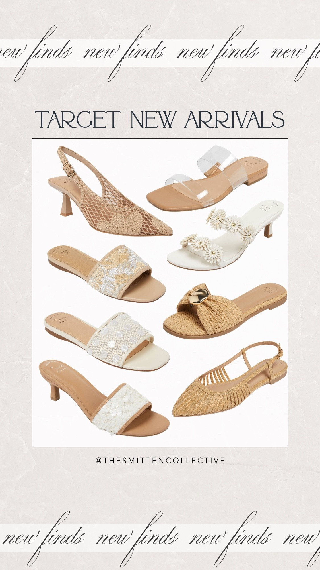 Target new arrivals for spring/summer! Loving this new sandals and flats! These are so cute and an easy way to elevate you spring and summer looks! ✨🤍

Target, new arrivals, target shoes, sandals, spring shoes, resort wear, summer sandals, ootd

#LTKTravel #LTKSeasonal #LTKootd