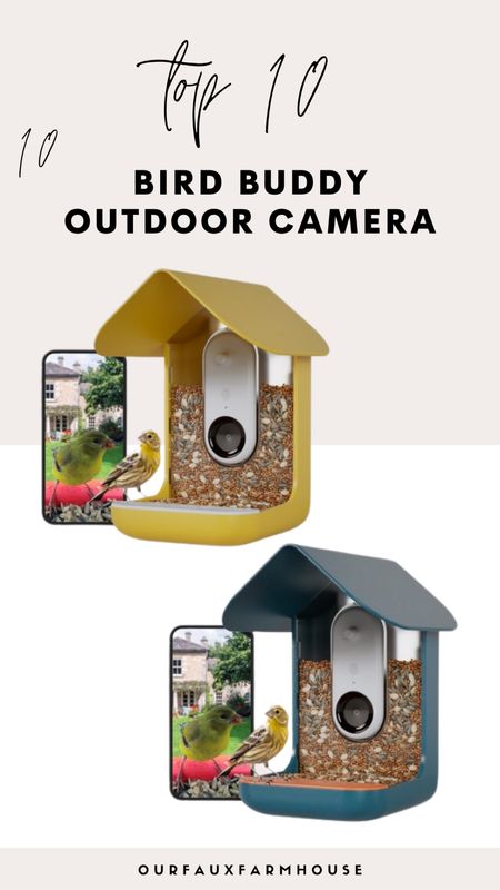 Bird buddy outdoor camera! This makes bird watching so much fun!