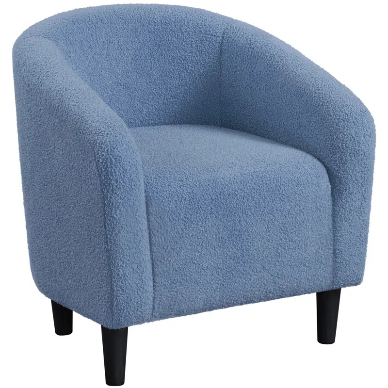 Latitude Run® Boucle Accent Chair Upholstered & Reviews | Wayfair | Wayfair North America