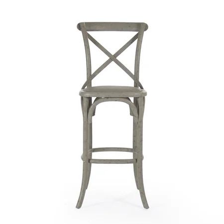 Niehoff Cafe Bar Stool Back Style: Full Back Seat Style: Square | Walmart (US)