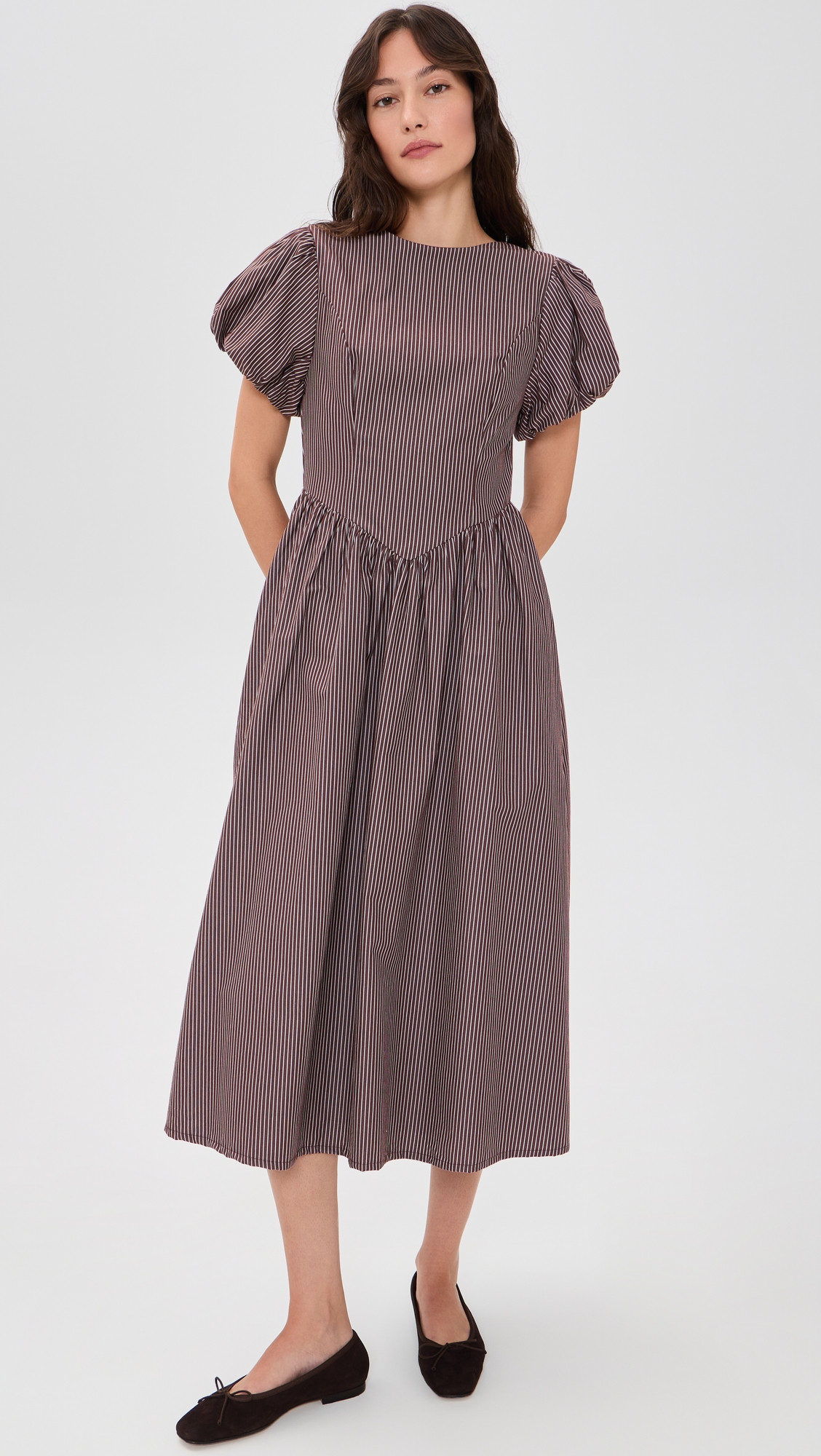 Lisa Says Gah Verena Dress Saddle Stripe XXL | Shopbop
