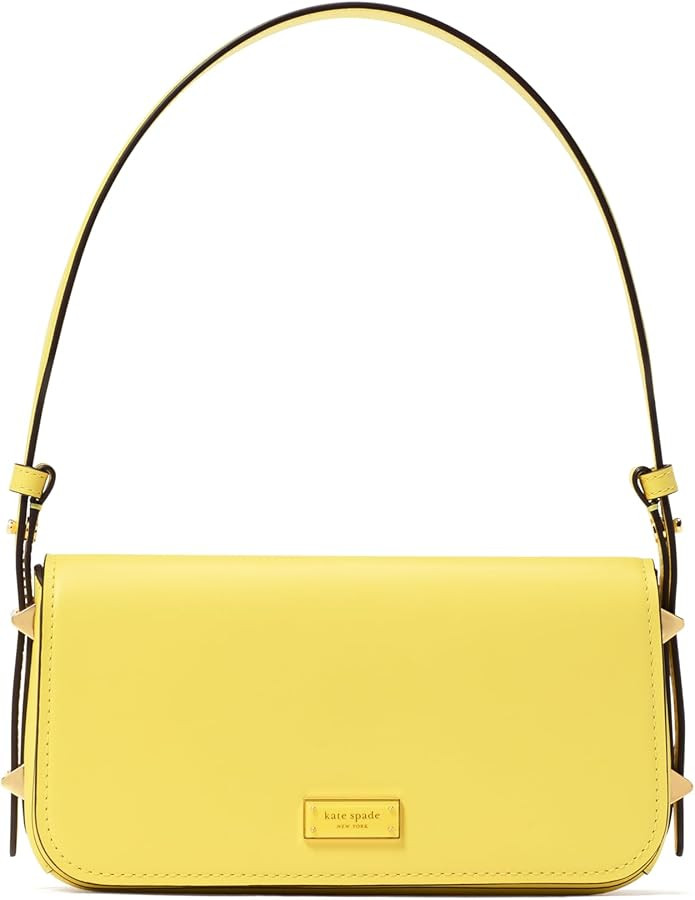kate spade new york LIV Smooth Leather Small East-west Shoulder, Yuzu Jam | Amazon (US)