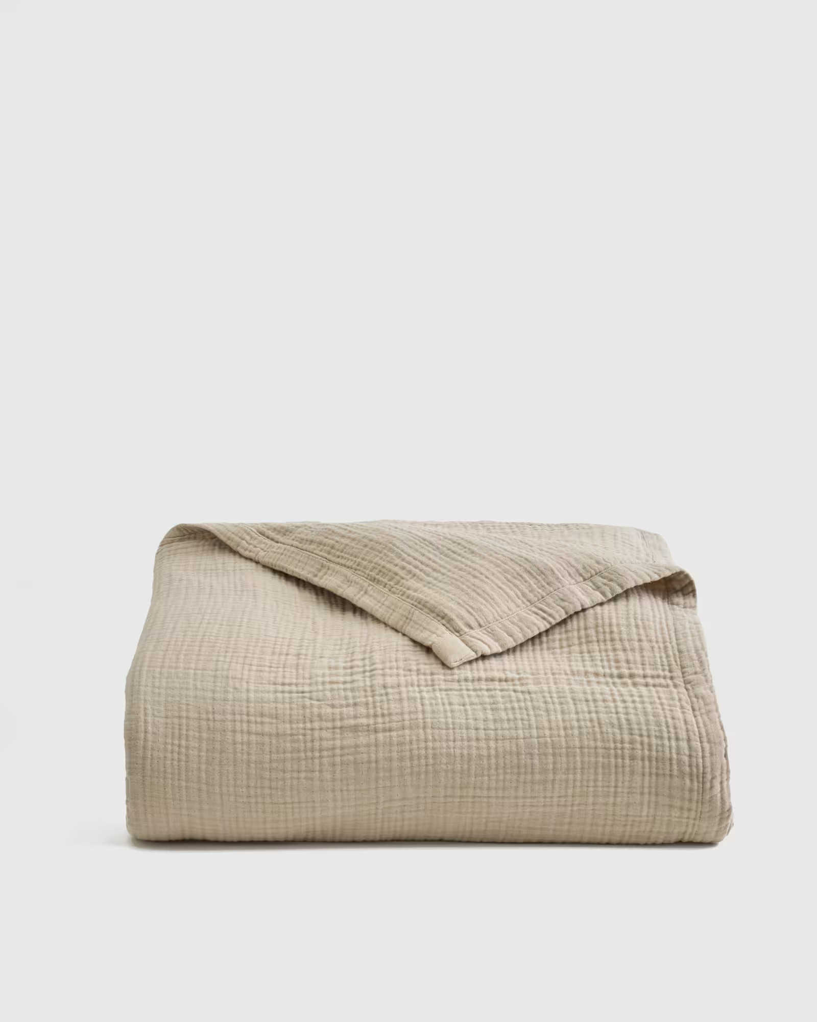 Organic Airy Gauze Blanket in Dune | Quince