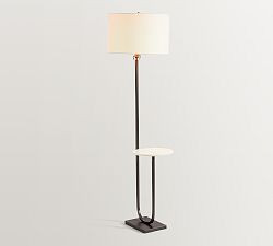 Delaney Marble Floor Lamp (65") | Pottery Barn (US)
