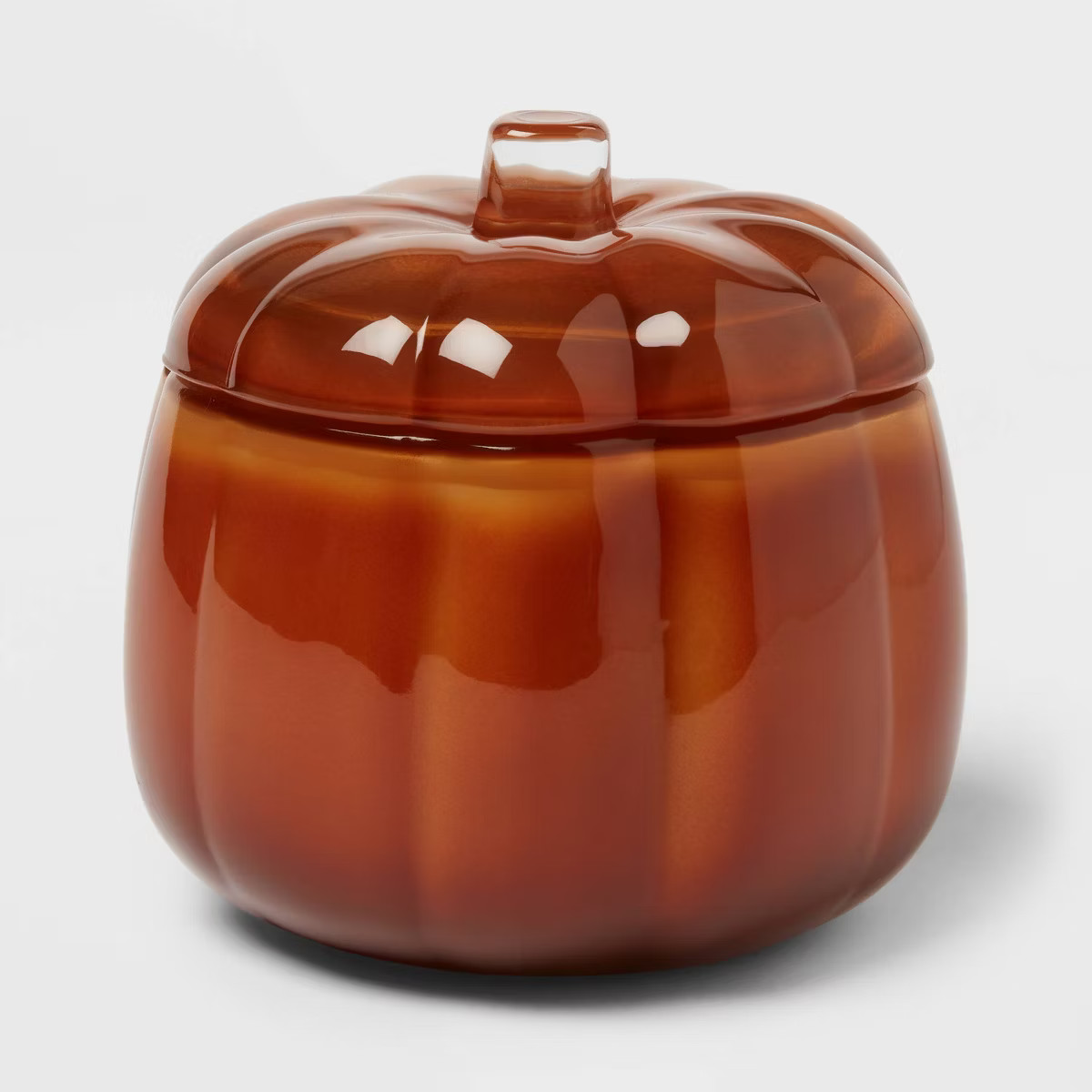 Lidded Glass Pumpkin Jar Candle - Threshold™ | Target