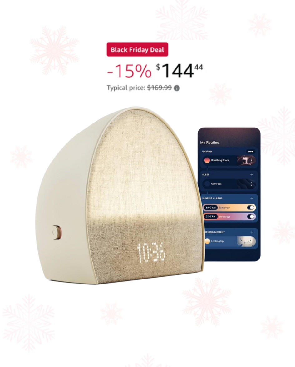 Hatch sound machine on Black Friday deal!  Perfect time to grab one if you’ve been wanting one 👏🏼

Hatch alarm clock, hatch machine, gifts for mom, gifts for her, gifts for new mom, baby registry, baby shower gifts, baby shower gift ideas, new mom essentials, Black Friday deals, Black Friday top deals, cyber Monday top deals, Amazon Black Friday deals, Amazon favorites, amazon finds, Amazon Black Friday finds, Amazon home sale


#LTKSaleAlert #LTKGiftGuide #LTKCyberWeek