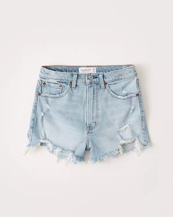 High Rise Mom Shorts | Abercrombie & Fitch US & UK