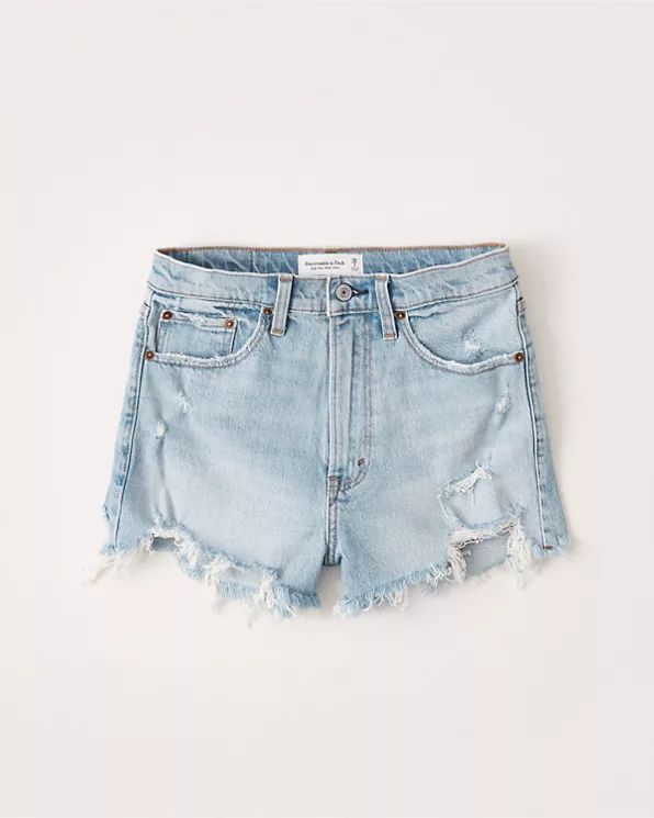 High Rise Mom Shorts | Abercrombie & Fitch US & UK