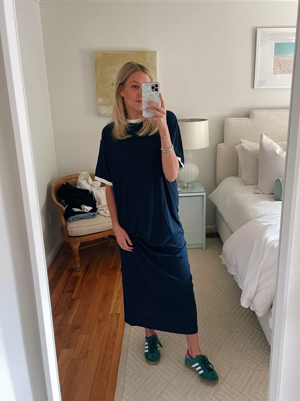 What do we think of these new T-shirt Ringer Long dress from @SKIMS #