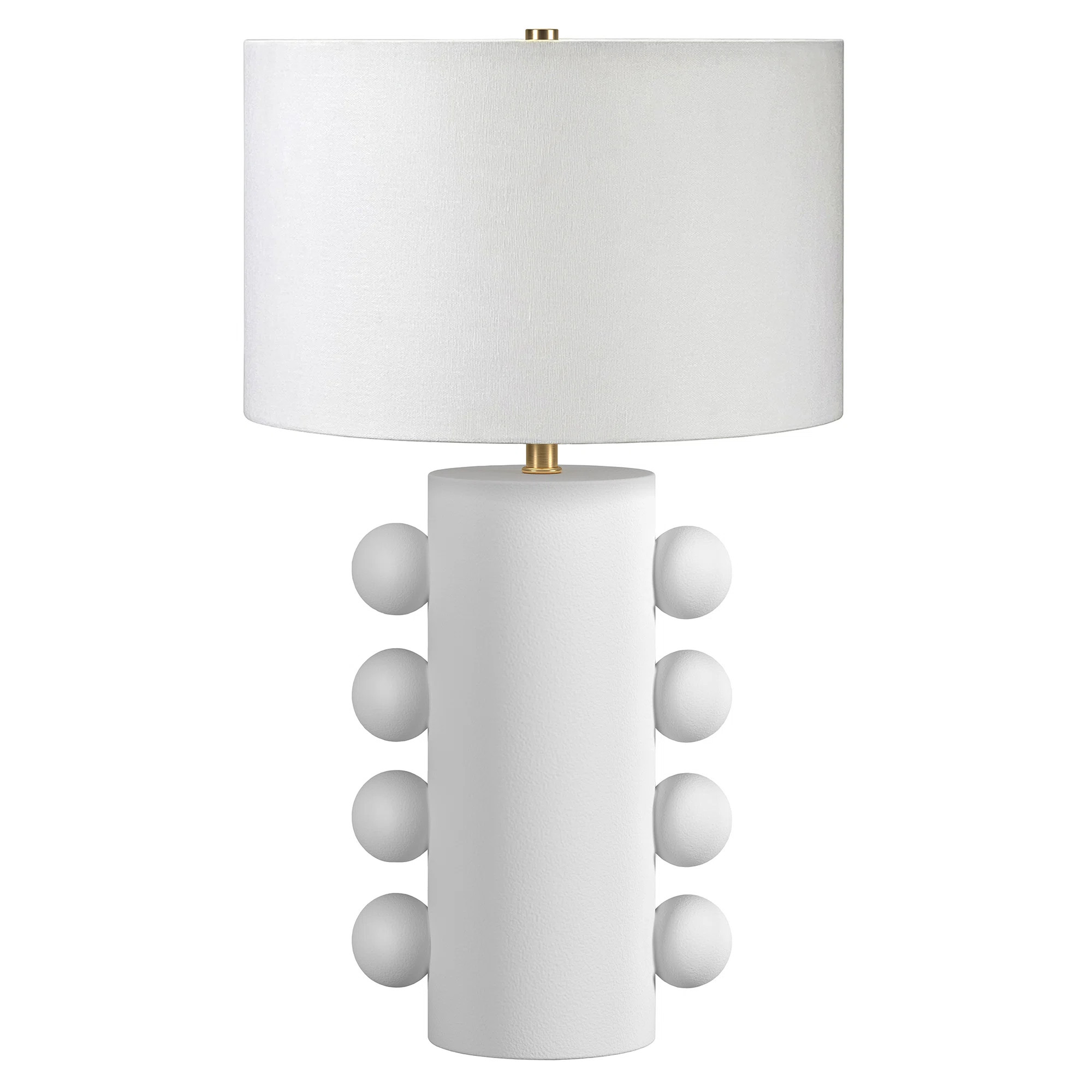 Izzey 27" Tall Ceramic Table Lamp with Fabric Shade | Wayfair North America